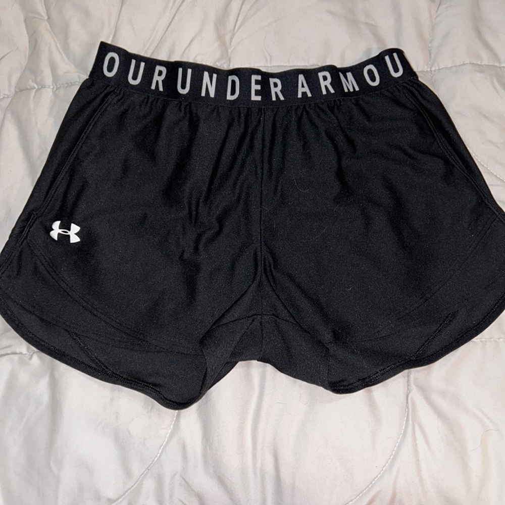Under armor shorts black